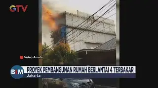 Proyek Pembangunan Rumah Berlantai 4 di Sunter Terbakar - BIM 06/10