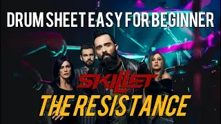 The Resistance - The Skillet | Drum Sheet | Easy For Beginners