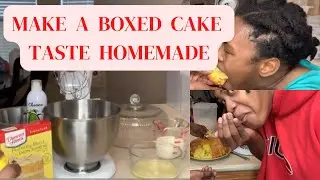 ~Boxed Cake Mix Hack~ taste homemade! | Game changer