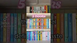 5 books that define my taste. #bookblogger #bookreviewer #bookshelf #booktok #shortsfeed #bookstack