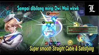 DIBILANG MIRIP DWIIWOI || SUPER SMOOTH STRAIGHT CABLE BY LETHERGATIC || MLBB