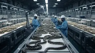 inside the largest snake farm in Asia
