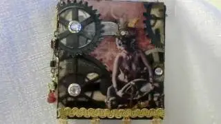 SCRAPBOOKING MIXED MEDIA ALTERED ART POCKET WITH CARDS