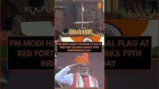 PM Modi hoisted the tricolour at Red Fort as India celebrated its 79th Independence Day