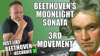PIANO LESSONS - Beethoven's Moonlight Sonata 3rd Movement