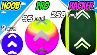 NOOB vs PRO vs HACKER - Level Up Balls!