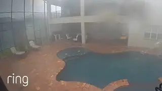 Tornado-like Winds Blow Through a Backyard | RingTV