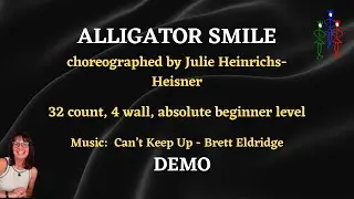 Alligator Smile line dance demo