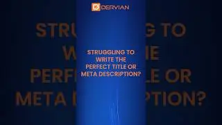 Step-by-Step Optimized On-Page Elements | Dervian Tip 5 #SEOforBusiness #DervianBlueprint