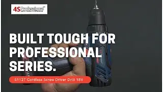 How powerful is S112T Cordless Screw Driver Drill 18V - 4S Professional