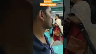 Water metro experience in Kochi