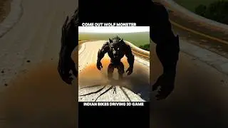 come out wolf 🐺 monster indian bikes driving 3d game 🤯#ibd3d #gaming #shorts #gta5