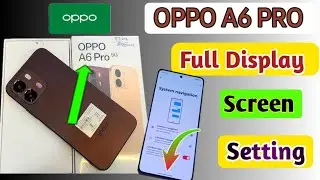 Oppo A6 Pro 5g Swipe Gesture Navigation Setting | How to gesture navigation in oppo a6 pro 