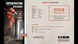 RTX 4090 TUF OC vs Superposition Benchmark 4K OPTIMISED