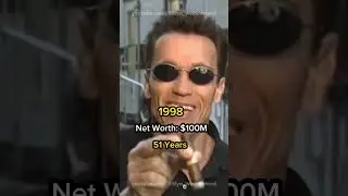 Arnold Schwarzenegger Net Worth Evolution.