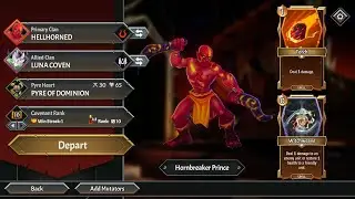 Defeat Titans with Hellhorned Luna Coven Hornbreaker Prince | Monster Train 2 - Covenant 10