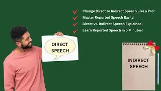 Master Reported Speech in Minutes! | Direct to Indirect Speech Made Easy #english #speech #esl