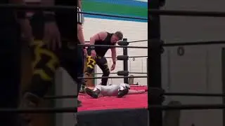 Pro Wrestler gets choked slammed on legos #wrestling #professionalwrestler #prowrestling