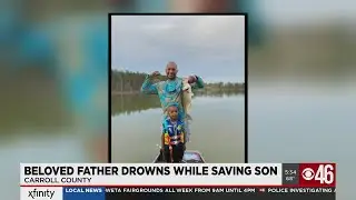 Community mourns father who died trying to save his drowning son