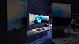 Futuristic gaming setup a dream come true #black #gamingshorts #gaming #ps5 #gamingsetup #futuregame