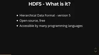 HDF5 - Introduction