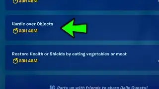 Hurdle over Objects || Fortnite Daily Quests