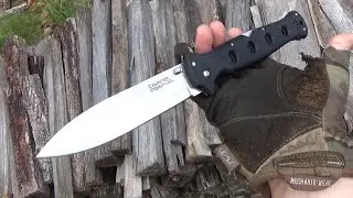 Cold Steel Counter Point XL Folding Knife Disrespects Bottles, Involuntary Surgery Tool :D