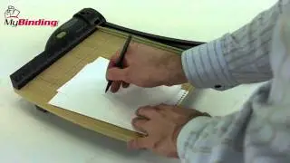 Swingline ClassicCut Laser 12-Inch Guillotine Paper Trimmer Demo