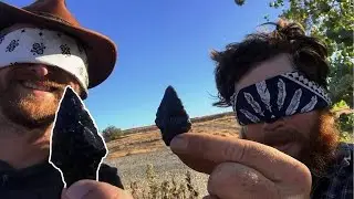 Flintknapping BLINDFOLDED!!?? + Giveaway