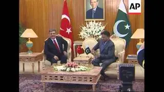 Turkey's Pres first foreign president to visit since Musharraf's inauguration