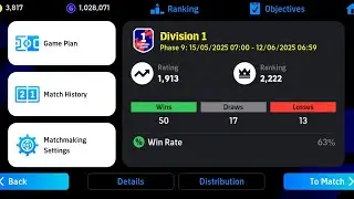 Qanday qilib DIVISION 1🔴 ga chiqish mumkin🤔? Efootballdagi eng yaxshi sxema🤫