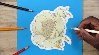 How To Draw NINETALES | Pok&eacute;mon | Step By Step Tutorial | DeMoose Art
