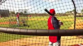 David Freese first BP 2012