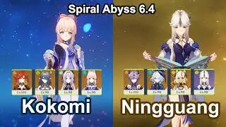 C1 Kokomi&C6 Ningguang | New Spiral Abyss 6.4 | Genshin Impact