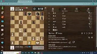 chess game 53 (1050 elo+) target-1500elo