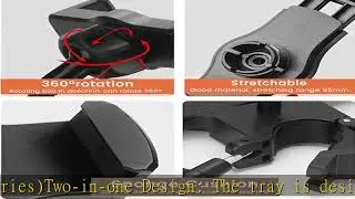 Phone holder Microphone Stand Tray, Clamp-On Rack Tray,Cell Phone Stand for Music Sheet,Clamp Compa