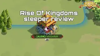 Reserve sleeper account review! (rise of kingdoms)