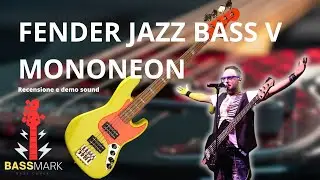 Fender Jazz Bass V MonoNeon: breve recensione e demo sound #fender #mononeon #jazzbass