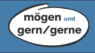 Deutsch lernen | m&ouml;gen | gern/gerne | Grammatik | A1 | Verben | to like in German | ich mag