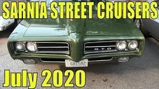 Sarnia Street Cruisers At Christina Street Car Show 2020