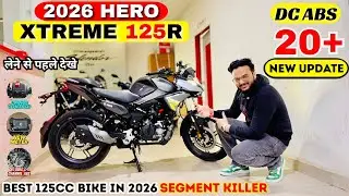 2026 New Hero Xtreme 125R Dual ABS 20+ New Updates Detailed Review | New Price | Features | Mileage🔥