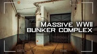 Massive WW2 underground BUNKER complex explored.