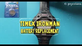 Замена батареи Timex Ironman