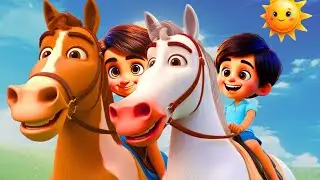 लकड़ी की काठी, काठी पे घोड़ा | Lakdi Ki Kathi Kathi Pe Ghoda Song | Hindi Story | Cartoon Story Rhyme