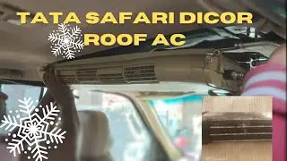 TATA SAFARI DICOR ROOF AC #SAFARI #AC