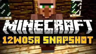 Minecraft 12w05a Snapshot - SITTING CATS, SMART NPCs, & MORE! (HD)