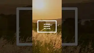 Keep HOPE alive! Don&rsquo;t lose sight of God! #shorts #christianencouragement #faith #hopeingod