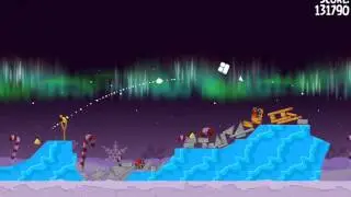 Angry Birds Seasons Winter Wonderham 1-12 Прохождение на 3 Звезды