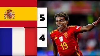 ⚽ Spain vs France 5-4 ⚽ Extended Highlights ⚽ All Goals ⚽