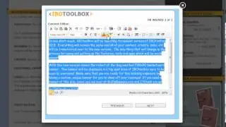 IBOtoolbox Training {How to Create a Press Release}